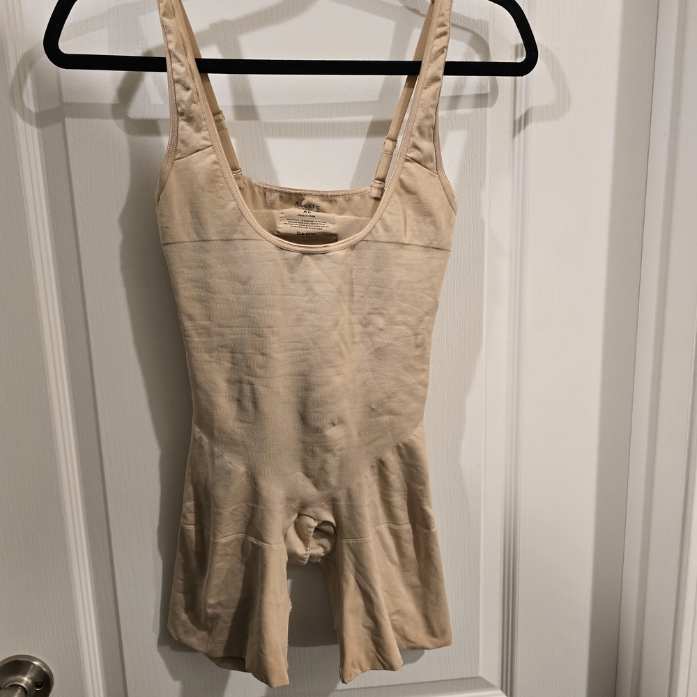 Assets By Spanx Beige Shapewear Bodysuit